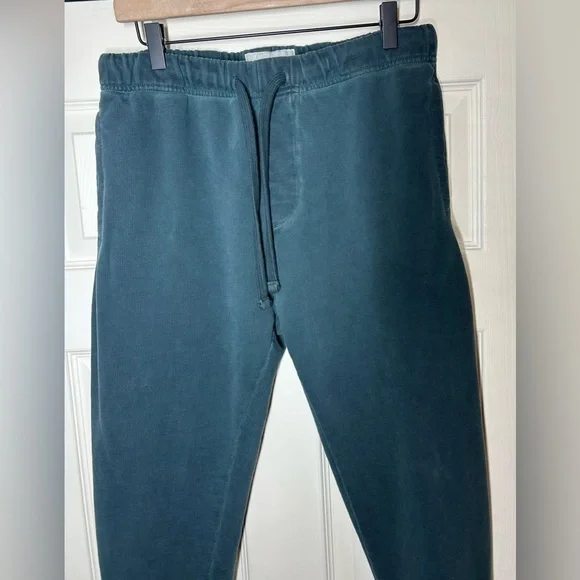 American Eagle Outfitters Teal Joggers Size M Streetwear Athleisure Distressed - Picture 10 of 15